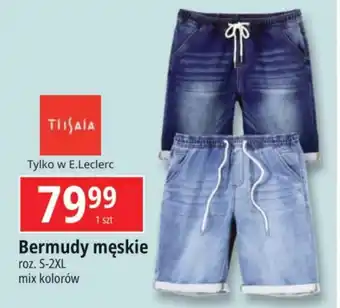 E.Leclerc Bermudy męskie Tissaia oferta