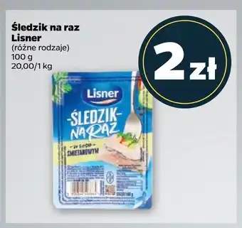 Netto Śledzik na raz Lisner oferta