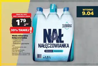 Netto Woda mineralna Nałęczowianka oferta