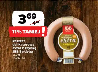 Netto Pasztet delikatesowy extra z szynką JBB Bałdyga oferta