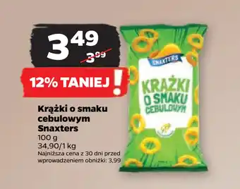 Netto Krążki o smaku cebulowym Snaxters oferta