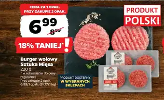 Netto Burger wołowy Sztuka Mięsa oferta