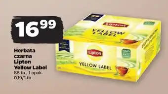 Netto Herbata czarna Lipton Yellow Label oferta