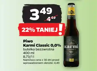 Netto Piwo Karmi Classic 0,0% oferta