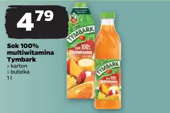Netto Sok 100% multiwitamina Tymbark oferta
