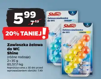 Netto Zawieszka żelowa do WC Shine oferta
