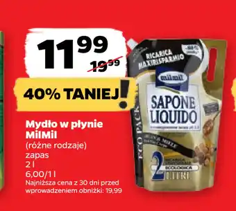 Netto Mydło w płynie MilMil oferta