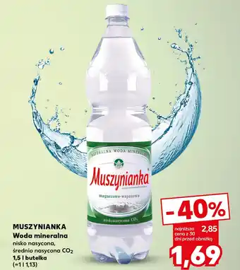 Kaufland MUSZYNIANKA Woda mineralna 1,5l oferta