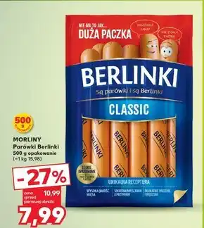 Kaufland Berlinki Classic Kiełbasa 500 g oferta
