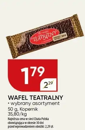 Chata Polska Wafel Teatralny oferta