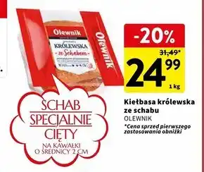 Intermarche Kiełbasa Olewnik oferta