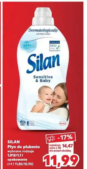 Kaufland Silan Sensitive & Baby Płyn do zmiękczania tkanin 1100 ml (50 prań) oferta