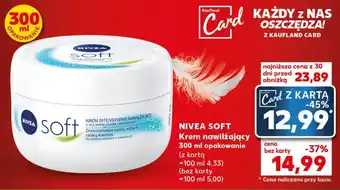 Kaufland NIVEA SOFT Krem nawilżający 300 ml oferta