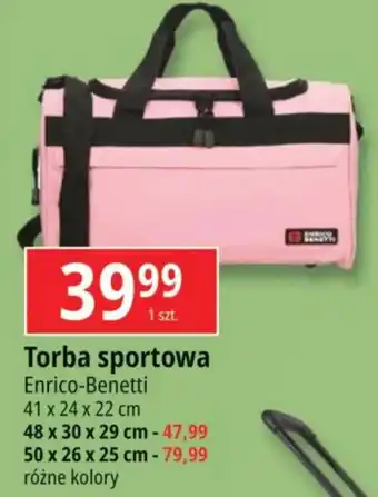 E.Leclerc Torba sportowa Enrico-Benetti 41 x 24 x 22 cm oferta