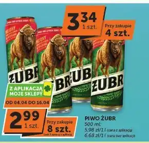 ABC Żubr Piwo jasne 500 ml oferta