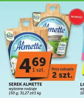 Almette Puszysty serek twarogowy śmietankowy 150 g