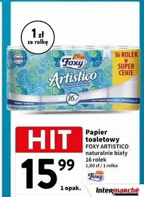 Intermarche Foxy Artistico Papier toaletowy 8 rolek oferta