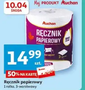 Auchan Ręcznik papierowy Auchan oferta