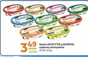 Społem Łaciaty Serek śmietankowy z ziołami 135 g oferta