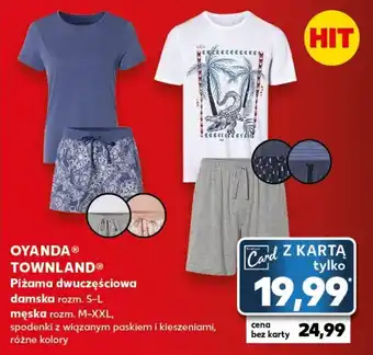 Kaufland OYANDA TOWNLAND Piżama dwuczęściowa oferta