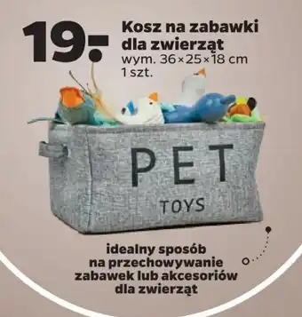 Netto Kosz na zabawki dla zwierząt oferta