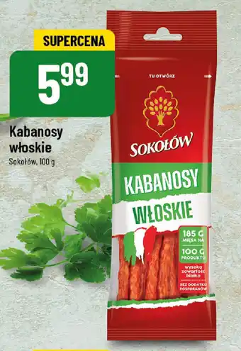 Polomarket Kabanosy włoskie Sokołów, 100 g oferta