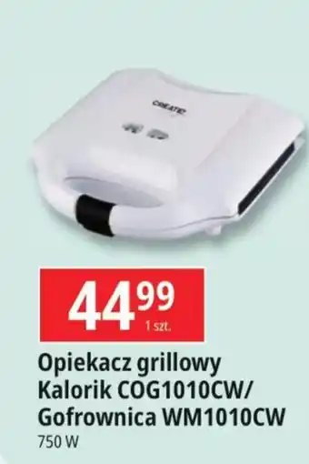 E.Leclerc Opiekacz grillowy Kalorik COG1010CW/ Gofrownica WM1010CW oferta