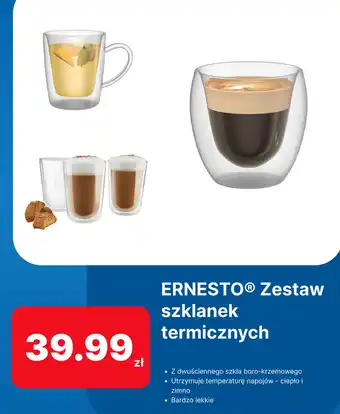Lidl ERNESTO Zestaw szklanek termicznych oferta