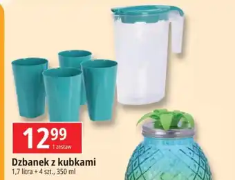 E.Leclerc Dzbanek z kubkami 1,7 l + 4 szt., 350 ml oferta