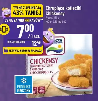 Polomarket Chrupiące kotleciki Chickensy Frosta 250 g oferta