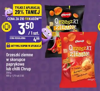 Polomarket Orzeszki ziemne w skorupce paprykowe lub chilli Chrup 200g oferta