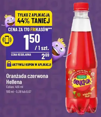 Polomarket Oranzada czerwona Hellena Colian 400 ml oferta