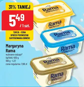 Polomarket Margaryna Rama Upfield 400 g oferta