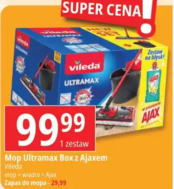 E.Leclerc Mop Ultramax Box z Ajaxem Vileda oferta