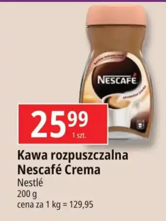 E.Leclerc Kawa rozpuszczalna Nescafé Crema Nestlé 200 g oferta