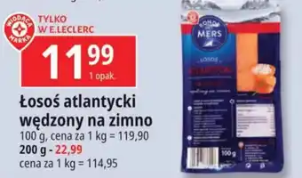 E.Leclerc Łosoś atlantycki wędzony na zimno 100 g oferta