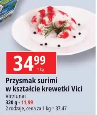 E.Leclerc Przysmak surimi w kształcie krewetki Vici Vicziunai 1 kg oferta