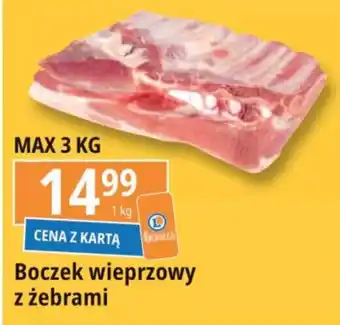 E.Leclerc Boczek wieprzowy z żebrami 1 kg oferta