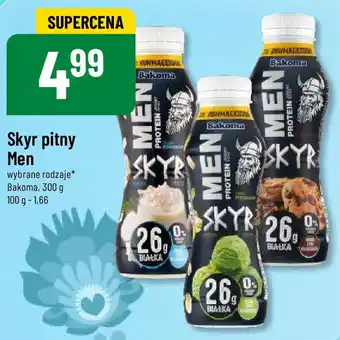 Polomarket Skyr pitny Men Bakoma 300g oferta