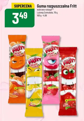 Polomarket Guma rozpuszczalna Fritt Ludwig Czekolada 70 g oferta