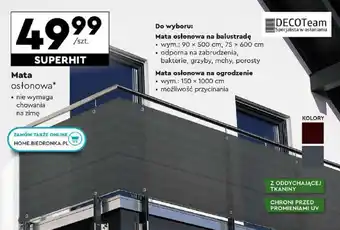 Biedronka Mata osłonowa oferta