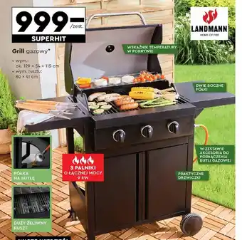 Biedronka Grill gazowy oferta