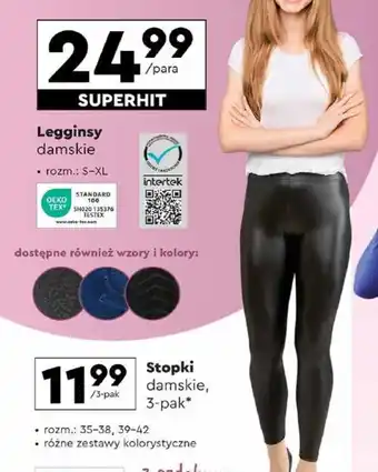 Biedronka Legginsy damskie oferta