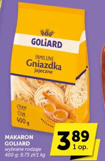 Groszek MAKARON GOLIARD 400g oferta