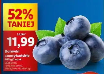 Lidl Borówki amerykańskie 400 g oferta