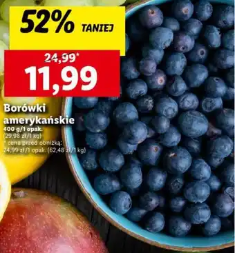 Lidl Borówki amerykańskie 400 g oferta