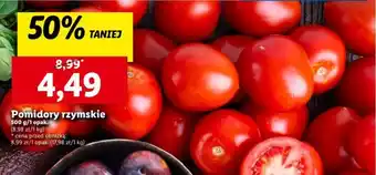 Lidl Pomidory rzymskie 500 g oferta