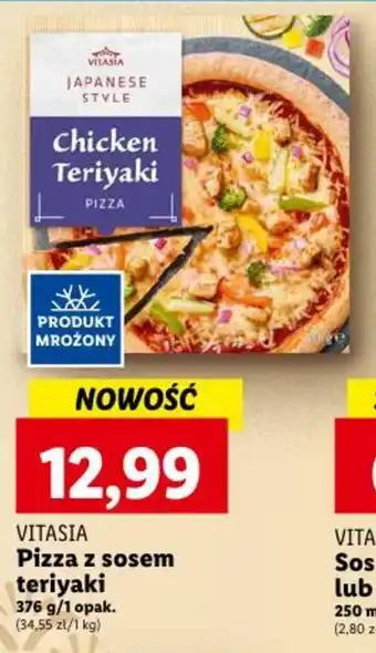 Lidl VITASIA Pizza z sosem teriyaki 376 g oferta