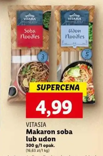 Lidl VITASIA Makaron soba lub udon 300 g oferta