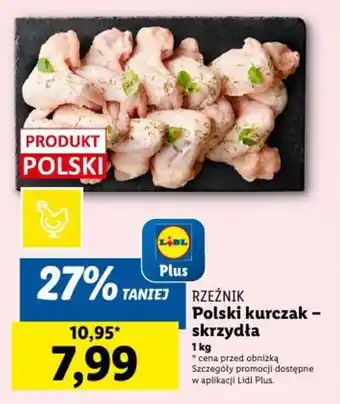 Lidl RZEŹNIK Polski kurczak - skrzydła 1 kg oferta